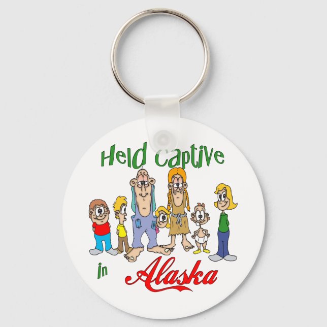 Held Captive in Alaska Key Ring (Front)