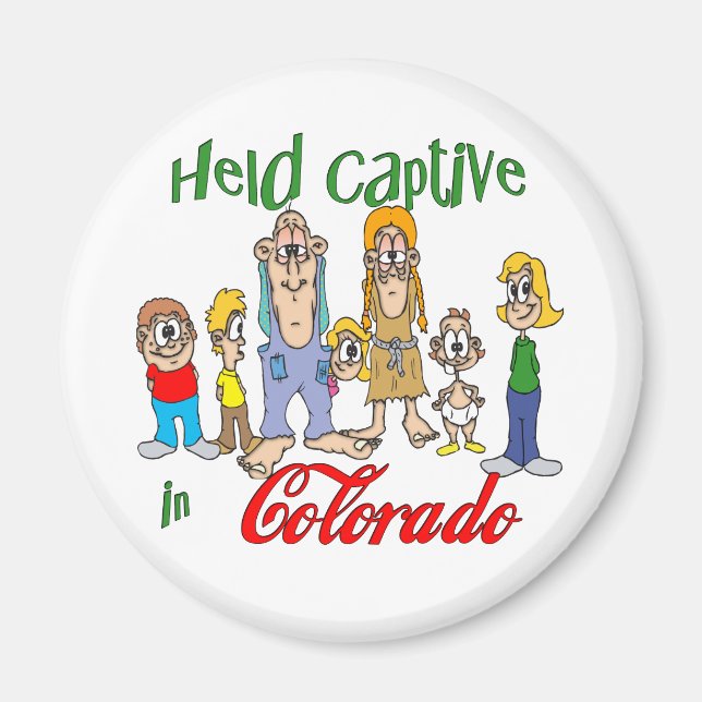 Held Captive in Colorado Magnet (Front)