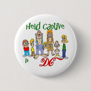 Held Captive in DC 6 Cm Round Badge