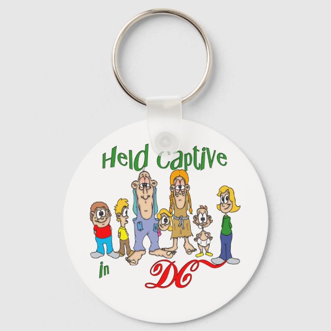 Held Captive in DC Key Ring (Front)