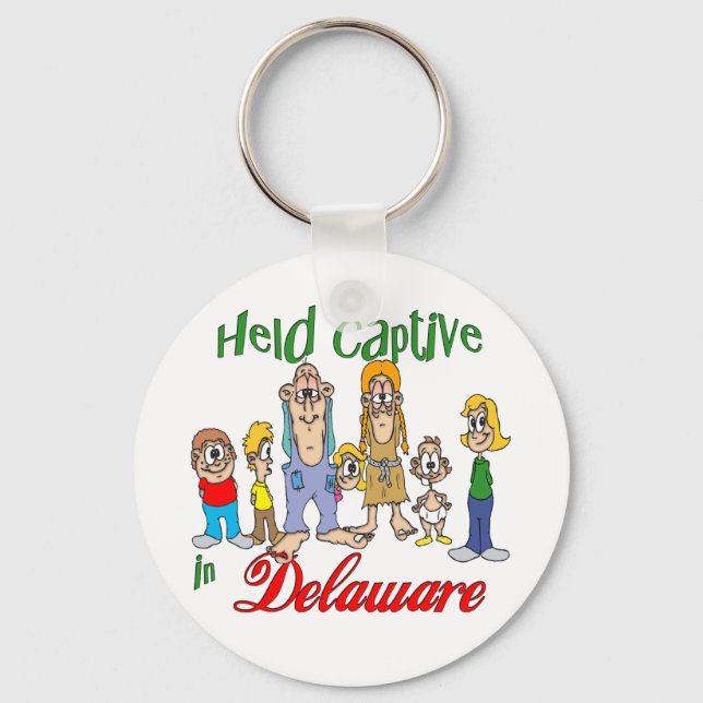 Held Captive in Delaware Key Ring (Front)