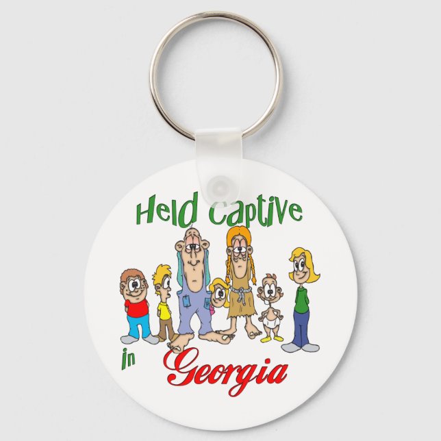 Held Captive in Georgia Key Ring (Front)