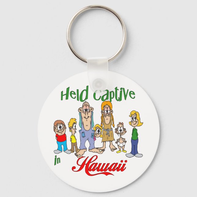 Held Captive in Hawaii Key Ring (Front)