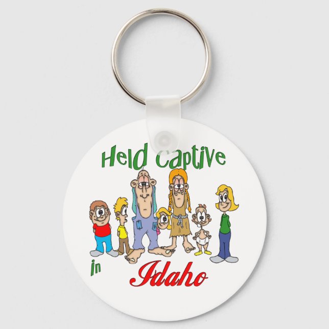 Held Captive in Idaho Key Ring (Front)