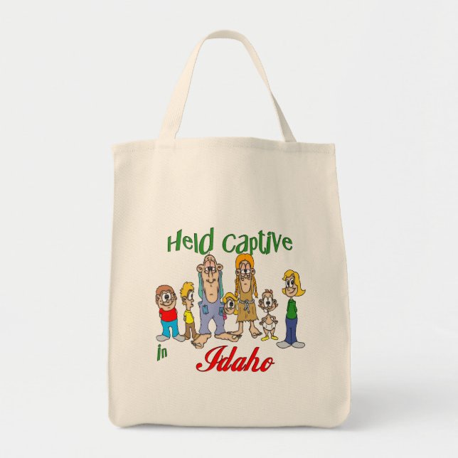Held Captive in Idaho Tote Bag (Front)