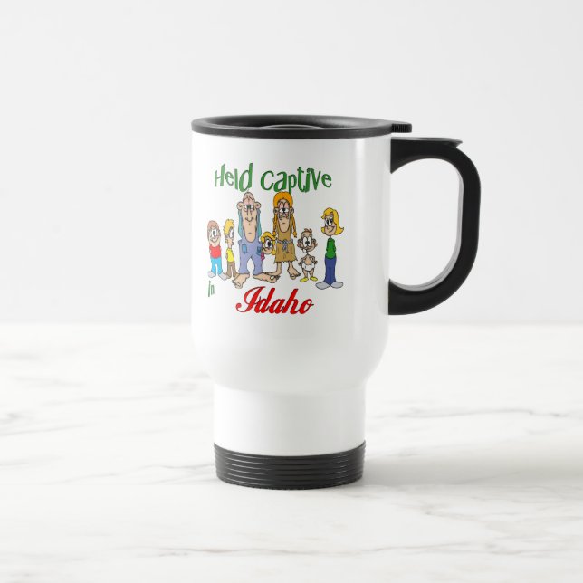Held Captive in Idaho Travel Mug (Right)