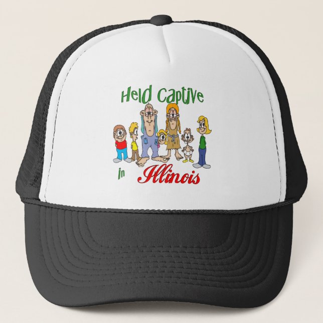 Held Captive in Illinois Trucker Hat (Front)