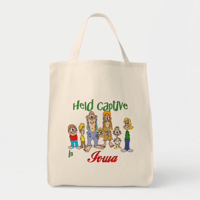 Held Captive in Iowa Tote Bag (Front)