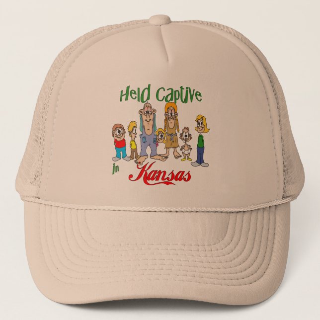 Held Captive in Kansas Trucker Hat (Front)