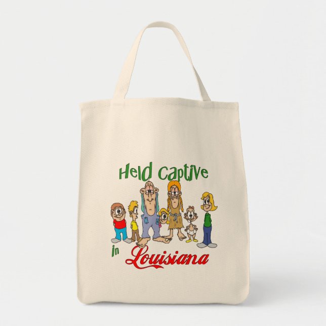 Held Captive in Louisiana Tote Bag (Front)