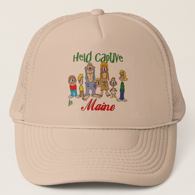 Held Captive in Maine Trucker Hat (Front)