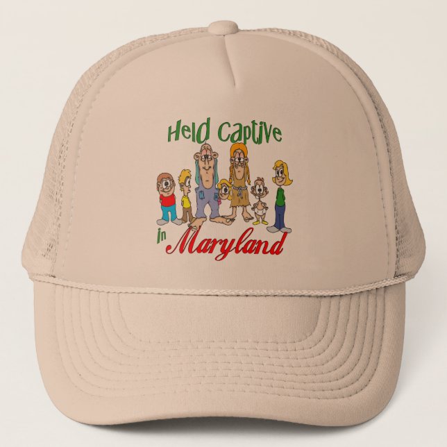 Held Captive in Maryland Trucker Hat (Front)