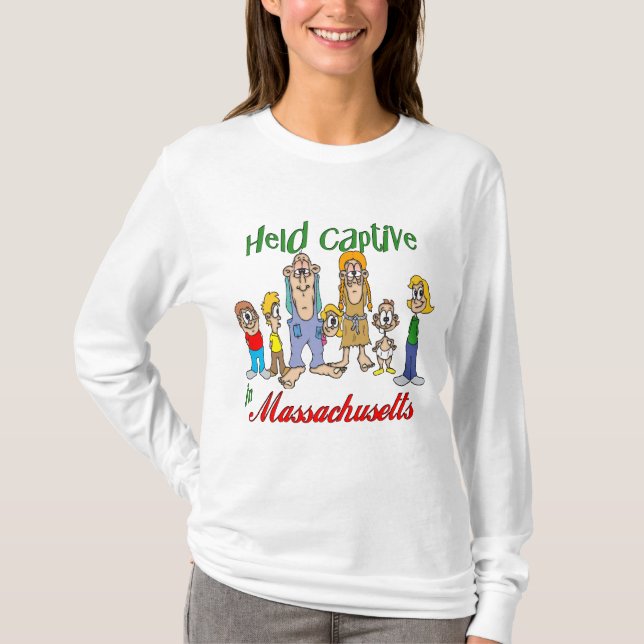 Held Captive in Massachusetts T-Shirt (Front)