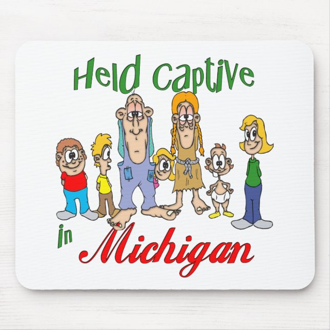 Held Captive in Michigan Mouse Mat (Front)