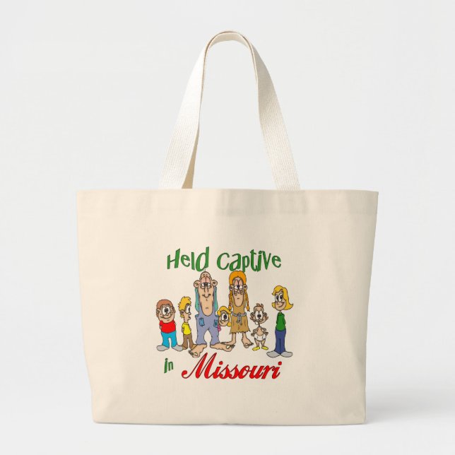 Held Captive in Missouri Large Tote Bag (Front)
