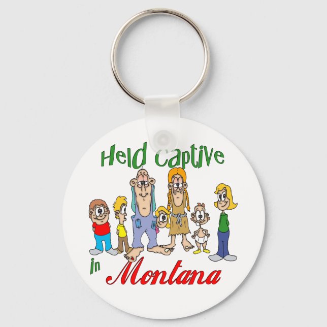 Held Captive in Montana Key Ring (Front)