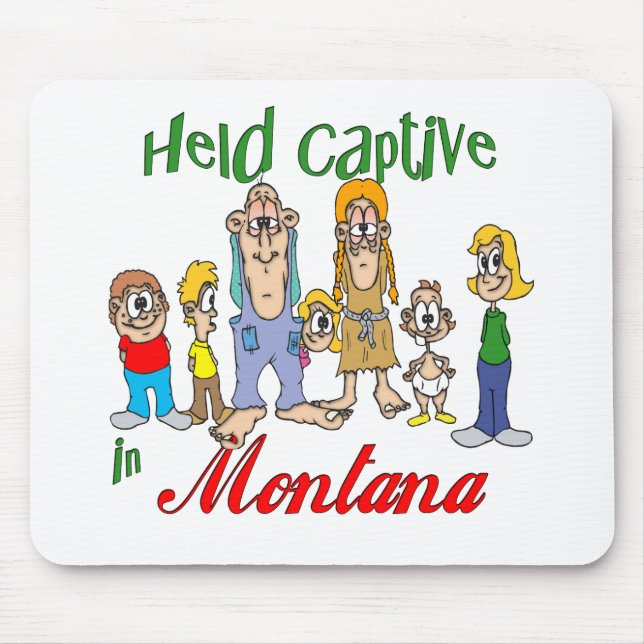 Held Captive in Montana Mouse Mat (Front)