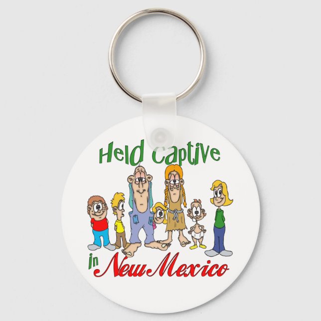 Held Captive in New Mexico Key Ring (Front)