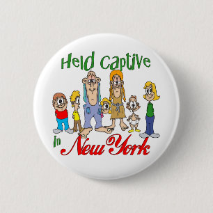 Held Captive in New York 6 Cm Round Badge