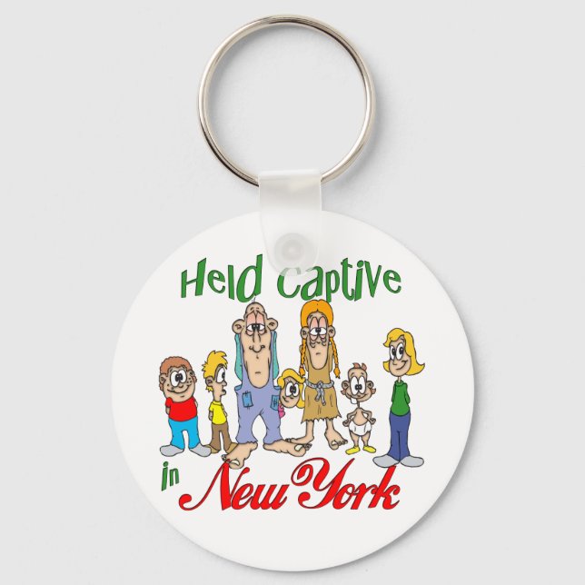 Held Captive in New York Key Ring (Front)