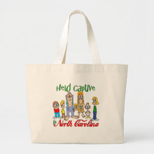 Held Captive in North Carolina Large Tote Bag