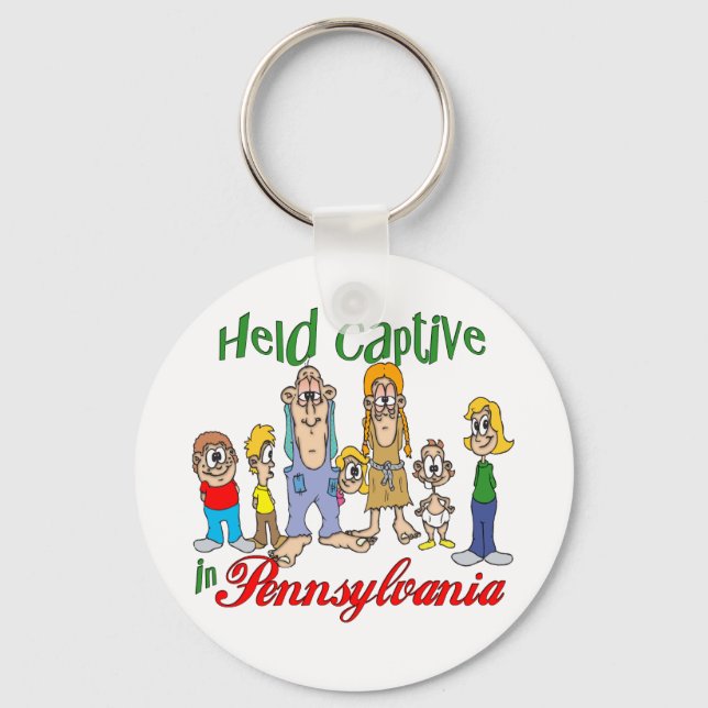 Held Captive in Pennsylvania Key Ring (Front)