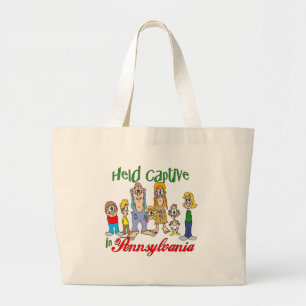 Held Captive in Pennsylvania Large Tote Bag