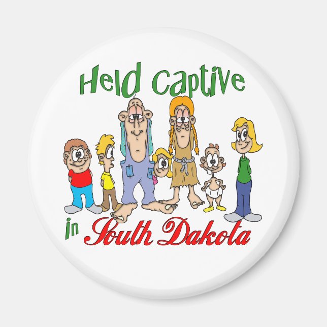Held Captive in South Dakota Magnet (Front)