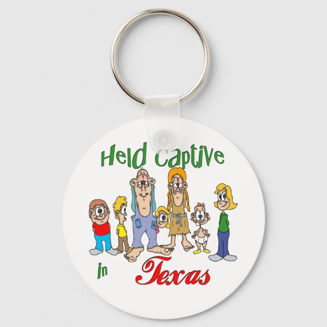 Held Captive in Texas Key Ring (Front)