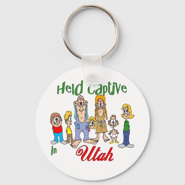 Held Captive in Utah Key Ring (Front)