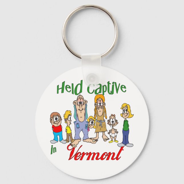 Held Captive in Vermont Key Ring (Front)