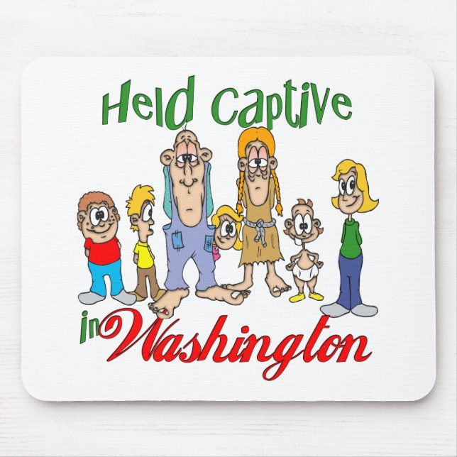 Held Captive in Washington Mouse Mat (Front)