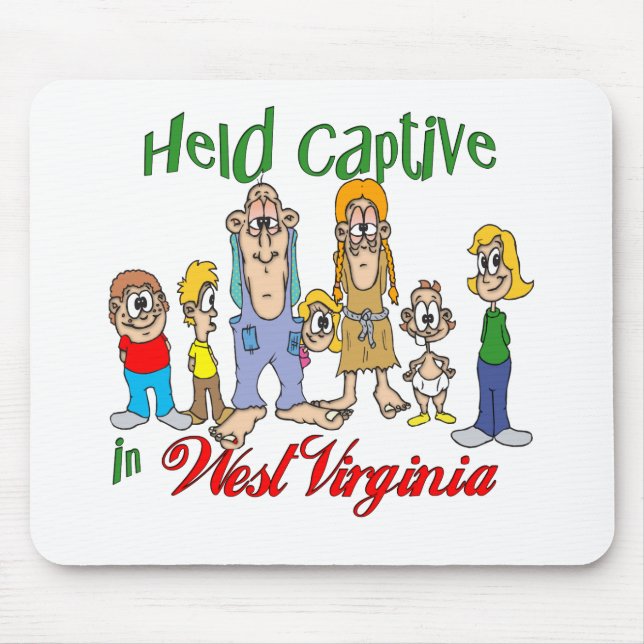 Held Captive in West Virginia Mouse Mat (Front)