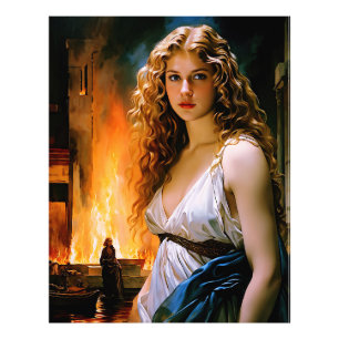 "Helen, A Spartan’s Beauty, Troy’s Fire" Photo Print