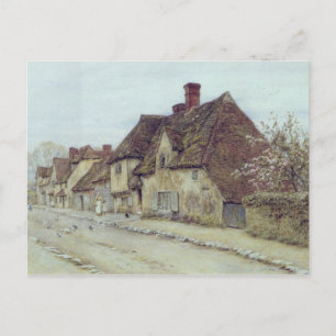 Helen Allingham A Village Street Postcard