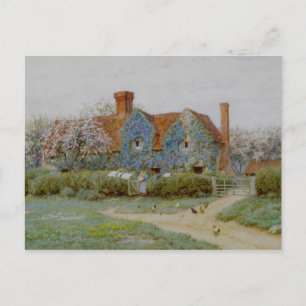 Helen Allingham Buckinghamshire House at Penn Stre Postcard