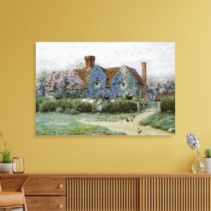 Helen Allingham Buckinghamshire House at Penstreet Canvas Print