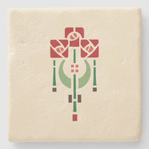 Helen Foster "Pendant Rose" Stone Coaster
