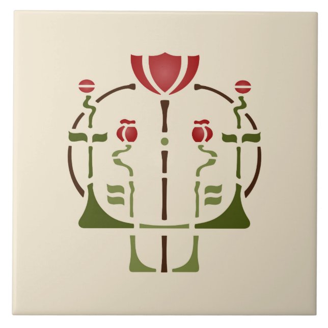 Helen Foster "Poppy" Tile (Front)