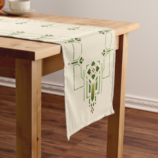 Helen Foster Prairie Frieze Long Table Runner (In Situ)