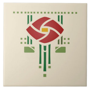 Helen Foster "Rose Frieze" Tile