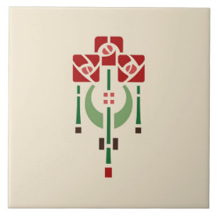 Helen Foster "Rose Pendant" Tile