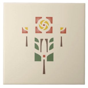 Helen Foster "Tea Rose" Tile