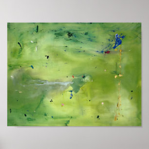 Helen Frankenthaler - A Green Thought in a Green Poster