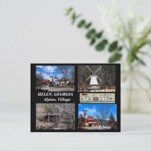 Helen, Georgia Alpine Village Postcard