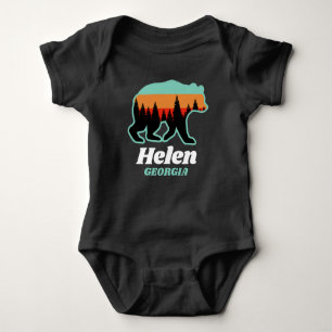 Helen Georgia Bear Family Vacation Baby Bodysuit