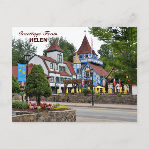 Helen, Georgia Holiday Postcard
