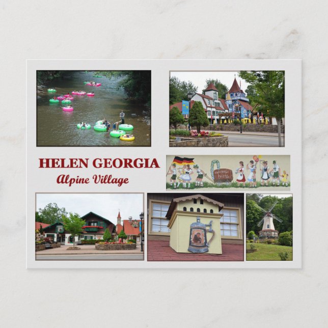 Helen, Georgia Postcard (Front)