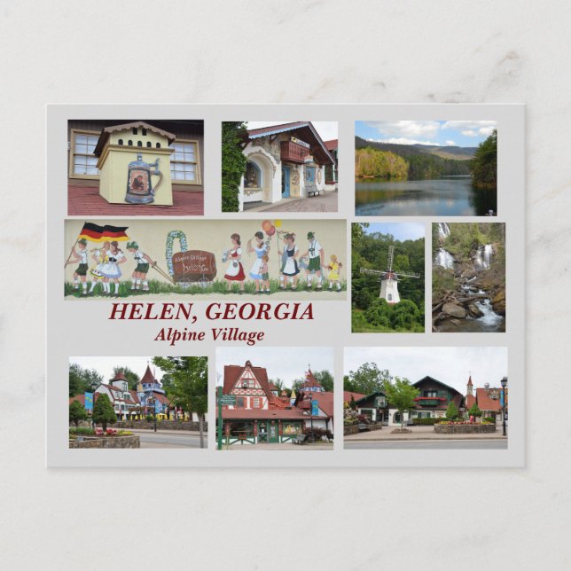 Helen. Georgia Postcard (Front)