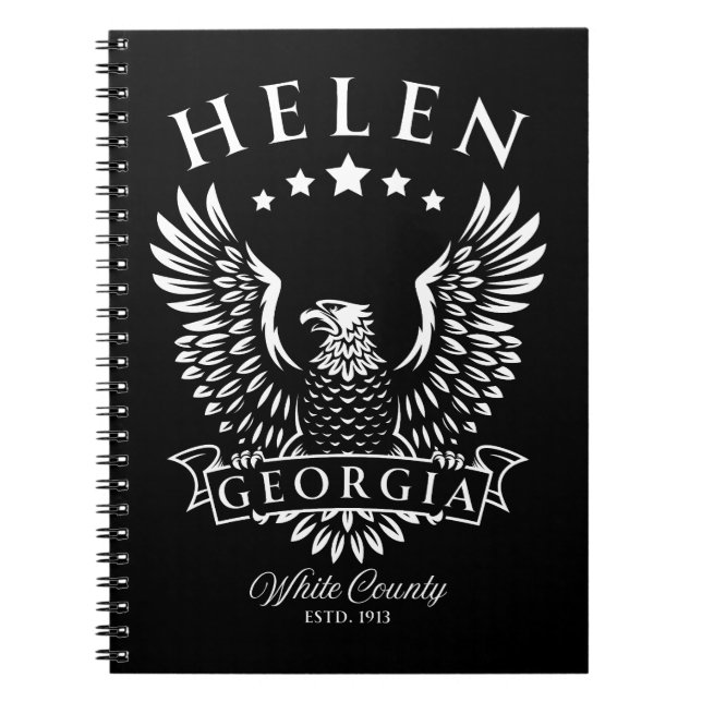 Helen Georgia Vintage Eagle Notebook (Front)